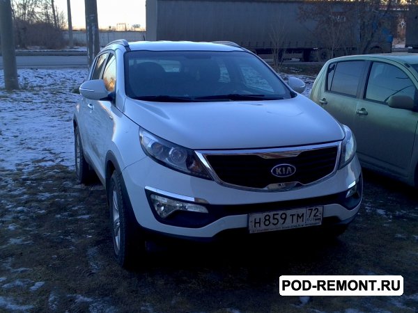 Продам а/м Kia Sportage требующий вложений